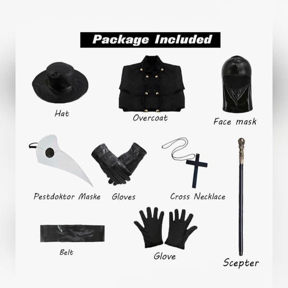 Women's Plaque Doctor Costume #1083 - Picture 8 of 12